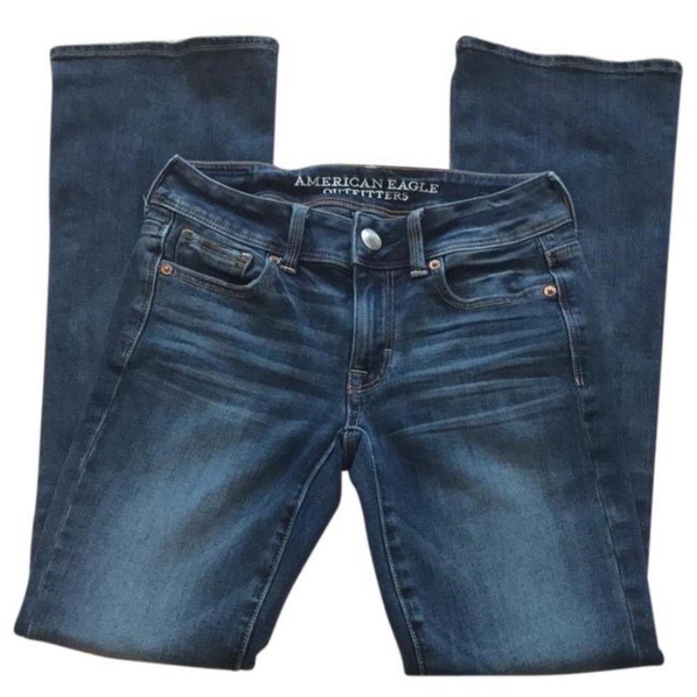 American Eagle Super Stretch Kick Boot Jeans 00S